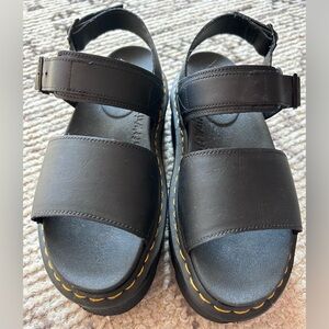 Like new Dr. Martens Voss Quad Sandals black